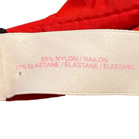 Victoria’s Secret Push-Up Bra In Red and Black Women’s Size 34C - Picture 8 of 9